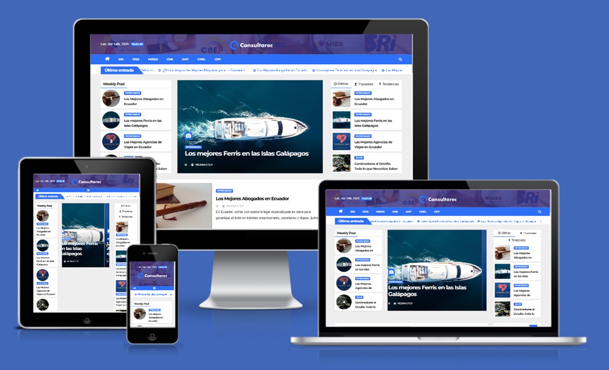 Diseño web de sitio de noticias