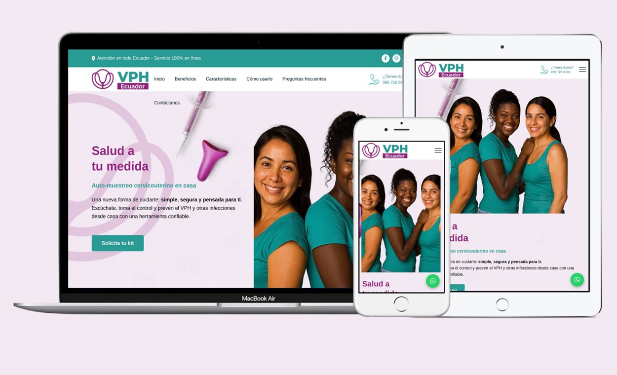 Cliente de diseño web en Ecuador VPHEcuador