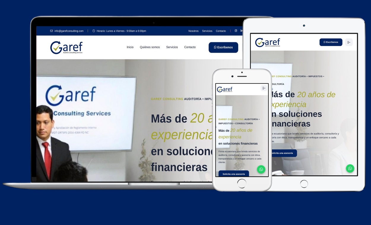 Garef cliente diseño web