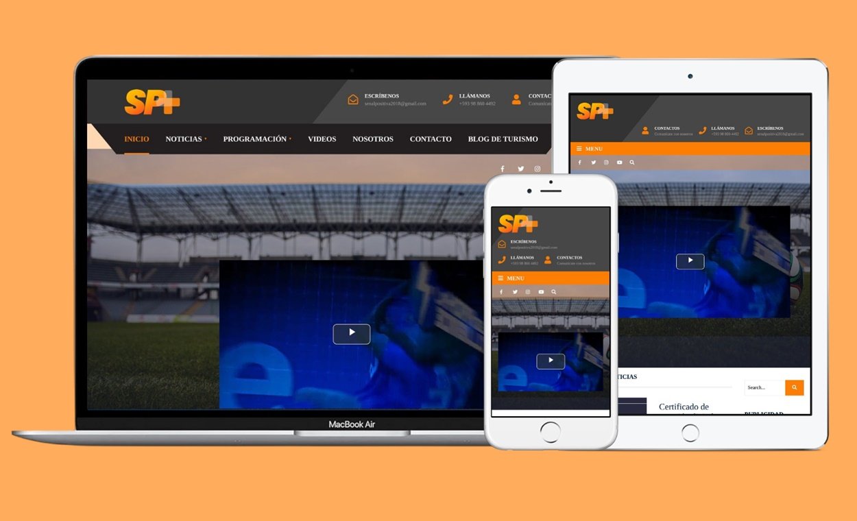 Cliente de página web radio y TV