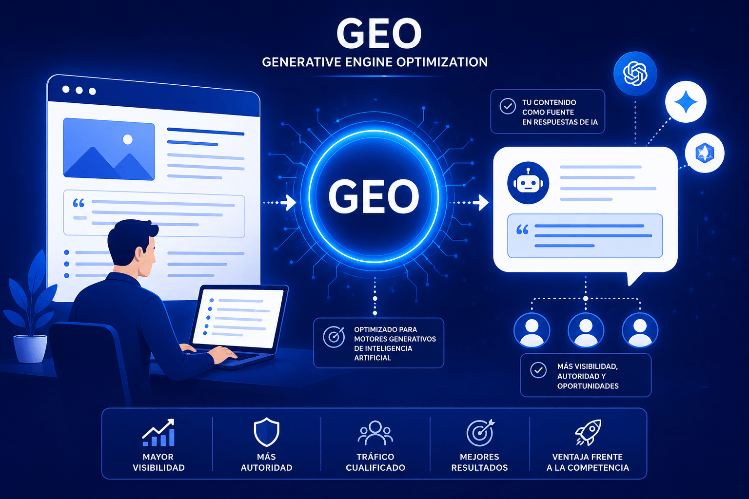 GEO qué es el Generative Engine Optimization y cómo aplicarlo a tu negocio